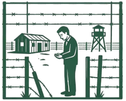 Hayashi is unjustly interned at Fort Lincoln