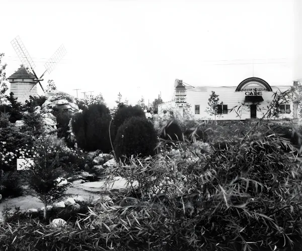 Rainbow Gardens Cafe in the past