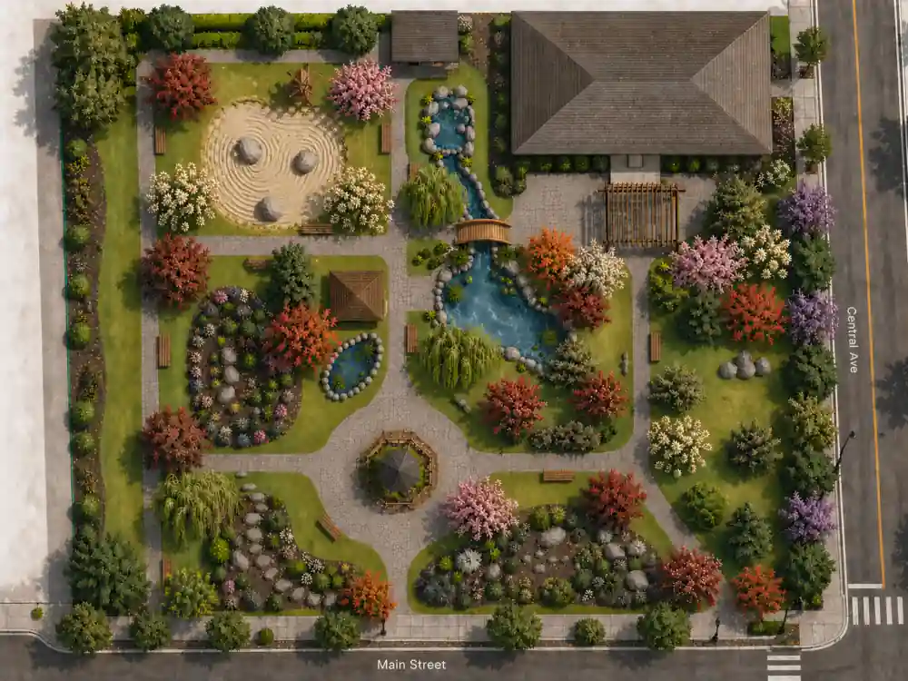 Carrington Rainbow Gardens project