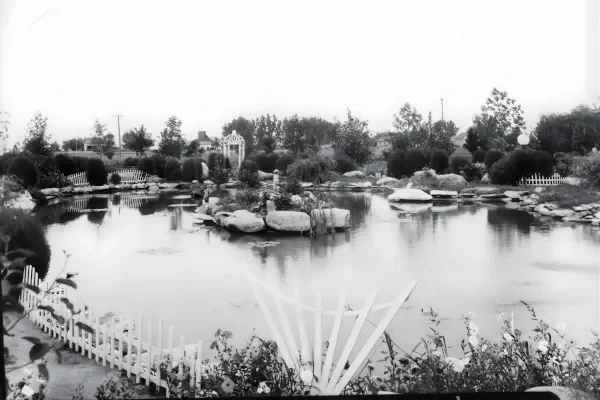 Carrington Rainbow Gardens paths and space